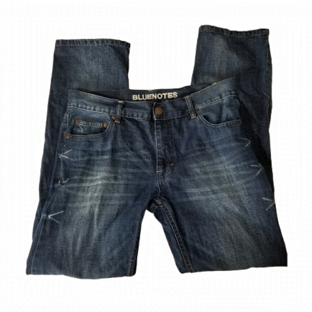 Bluenotes Men's Slim Straight Jeans - Dark Blue
